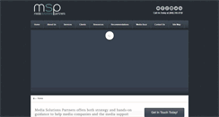 Desktop Screenshot of mediasolutionspartners.com